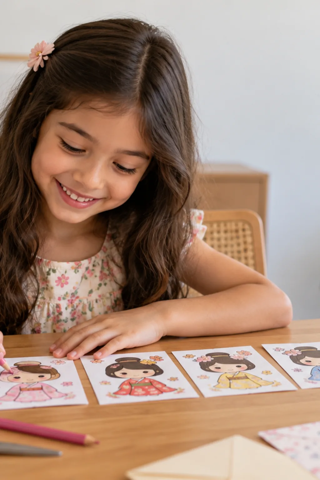 desenhos da Momiji para colorir — exemplo criado na Desenhos pra Colorir
