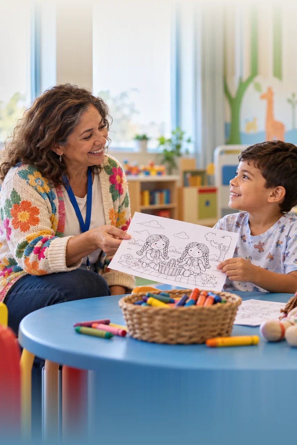 desenhos de bonecas de pano para colorir — exemplo criado na Desenhos pra Colorir