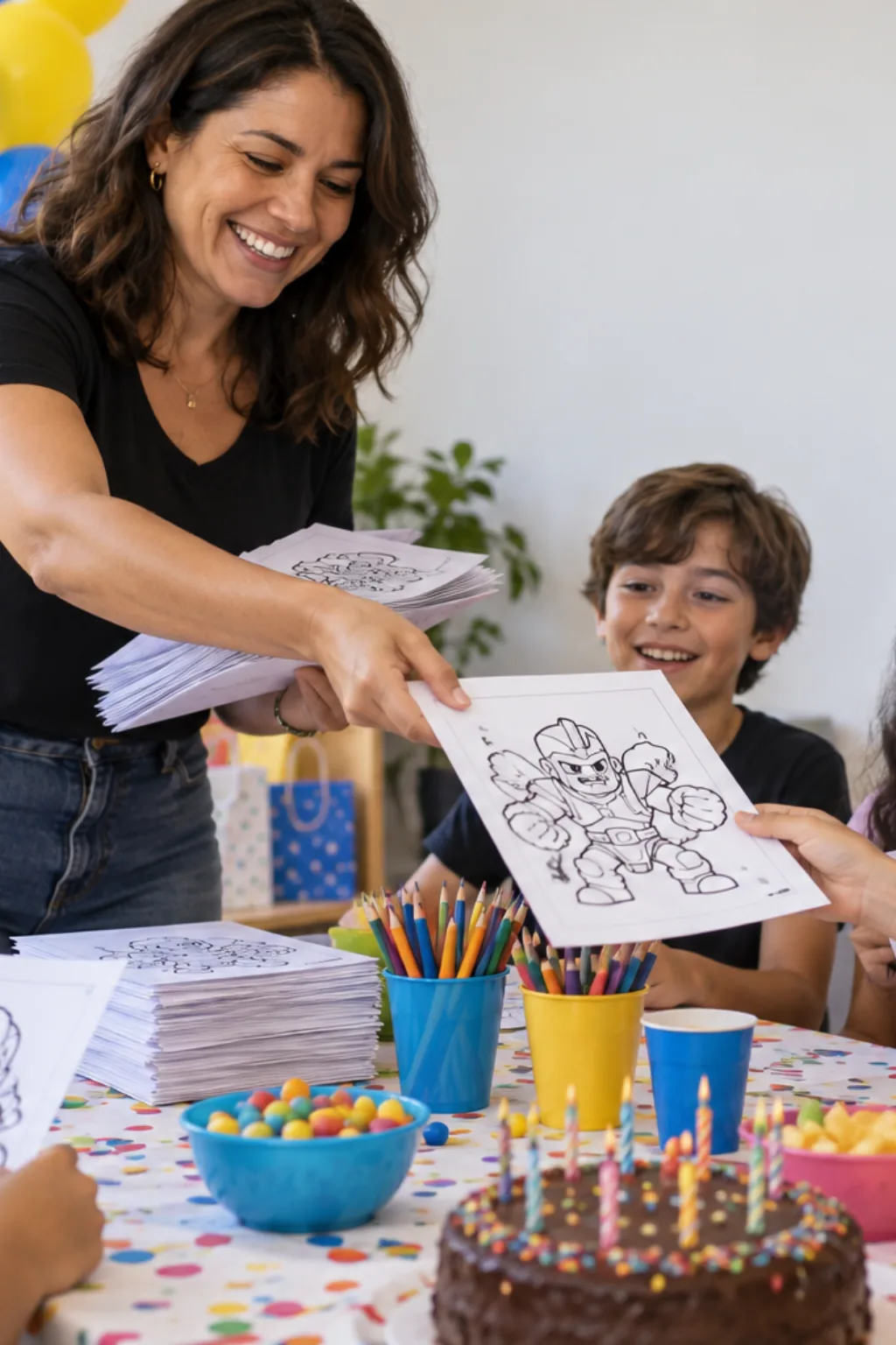 desenhos para colorir — exemplo criado na Desenhos pra Colorir