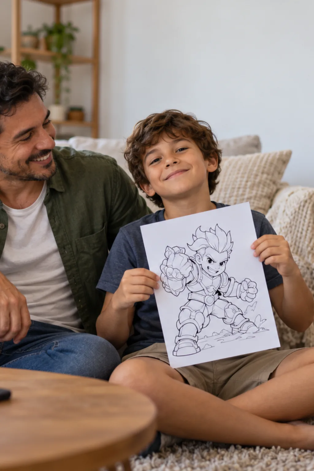desenhos do Bolt de Brawl Stars para colorir — exemplo criado na Desenhos pra Colorir