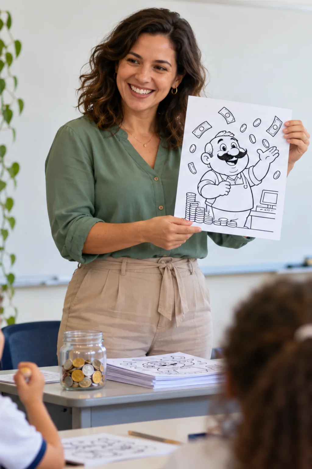 desenhos do Griff de Brawl Stars para colorir — exemplo criado na Desenhos pra Colorir