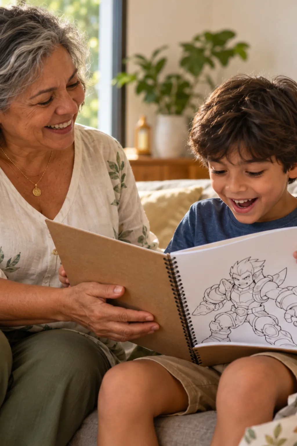 livro de desenhos de Brawl Stars para colorir — exemplo criado na Desenhos pra Colorir