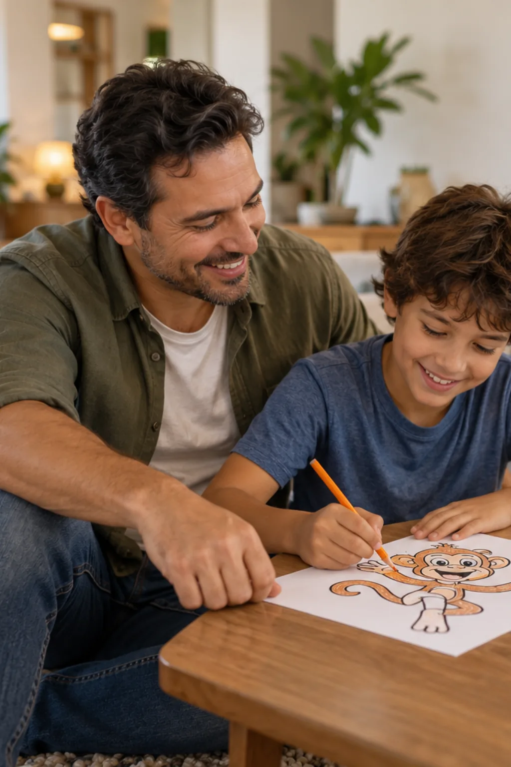 desenhos do Mico de Brawl Stars para colorir — exemplo criado na Desenhos pra Colorir