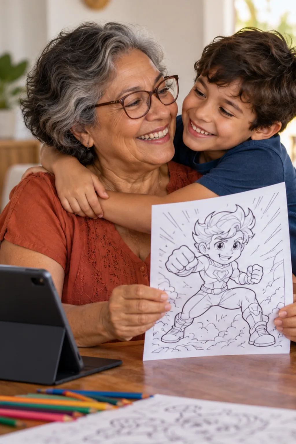 desenhos do Pierce de Brawl Stars para colorir — exemplo criado na Desenhos pra Colorir