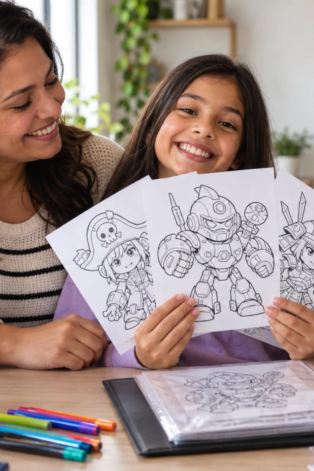 desenhos de skins de Brawl Stars para colorir — exemplo criado na Desenhos pra Colorir