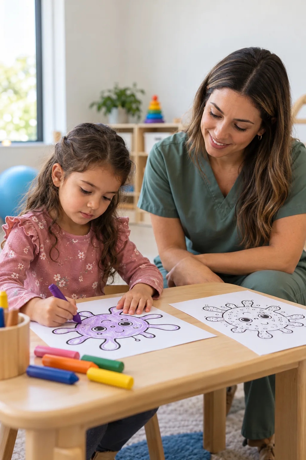 desenhos do Squeak de Brawl Stars para colorir — exemplo criado na Desenhos pra Colorir