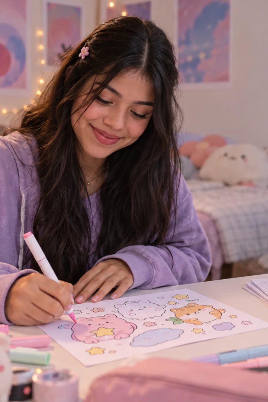desenhos para colorir — exemplo criado na Desenhos pra Colorir