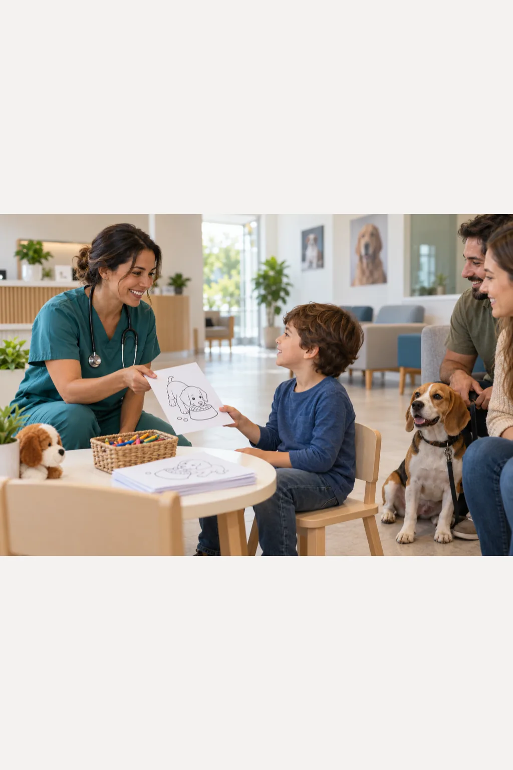 desenhos de cachorro comendo para colorir — exemplo criado na Desenhos pra Colorir