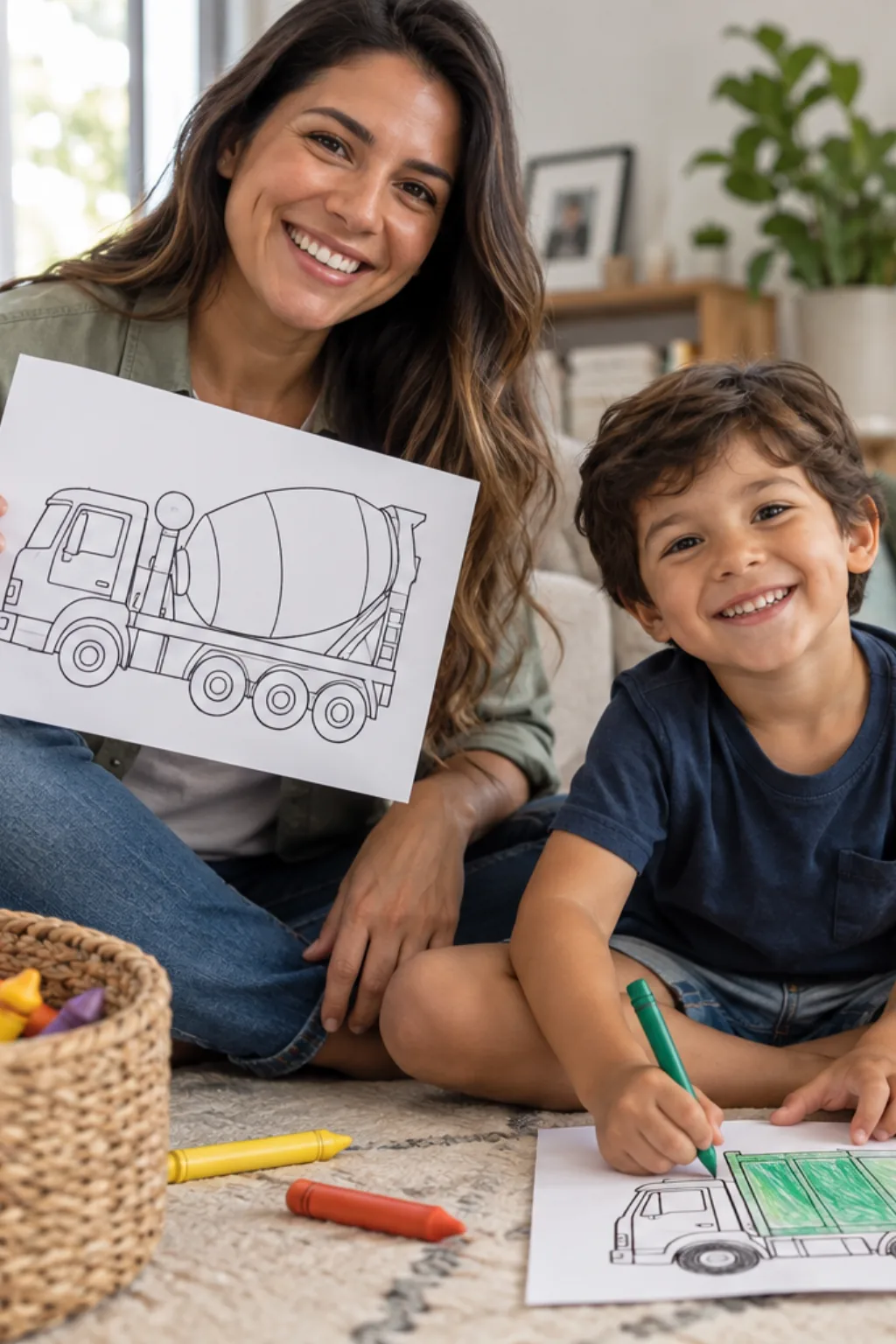desenhos para colorir — exemplo criado na Desenhos pra Colorir