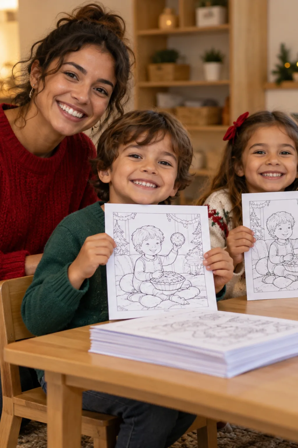 desenhos da cantiga Little Jack Horner para colorir — exemplo criado na Desenhos pra Colorir