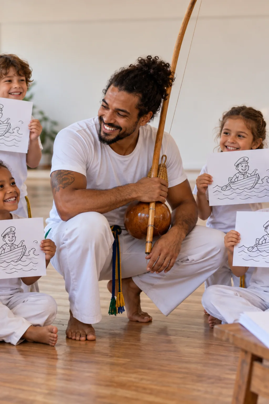 desenhos da cantiga Marinheiro Só para colorir — exemplo criado na Desenhos pra Colorir