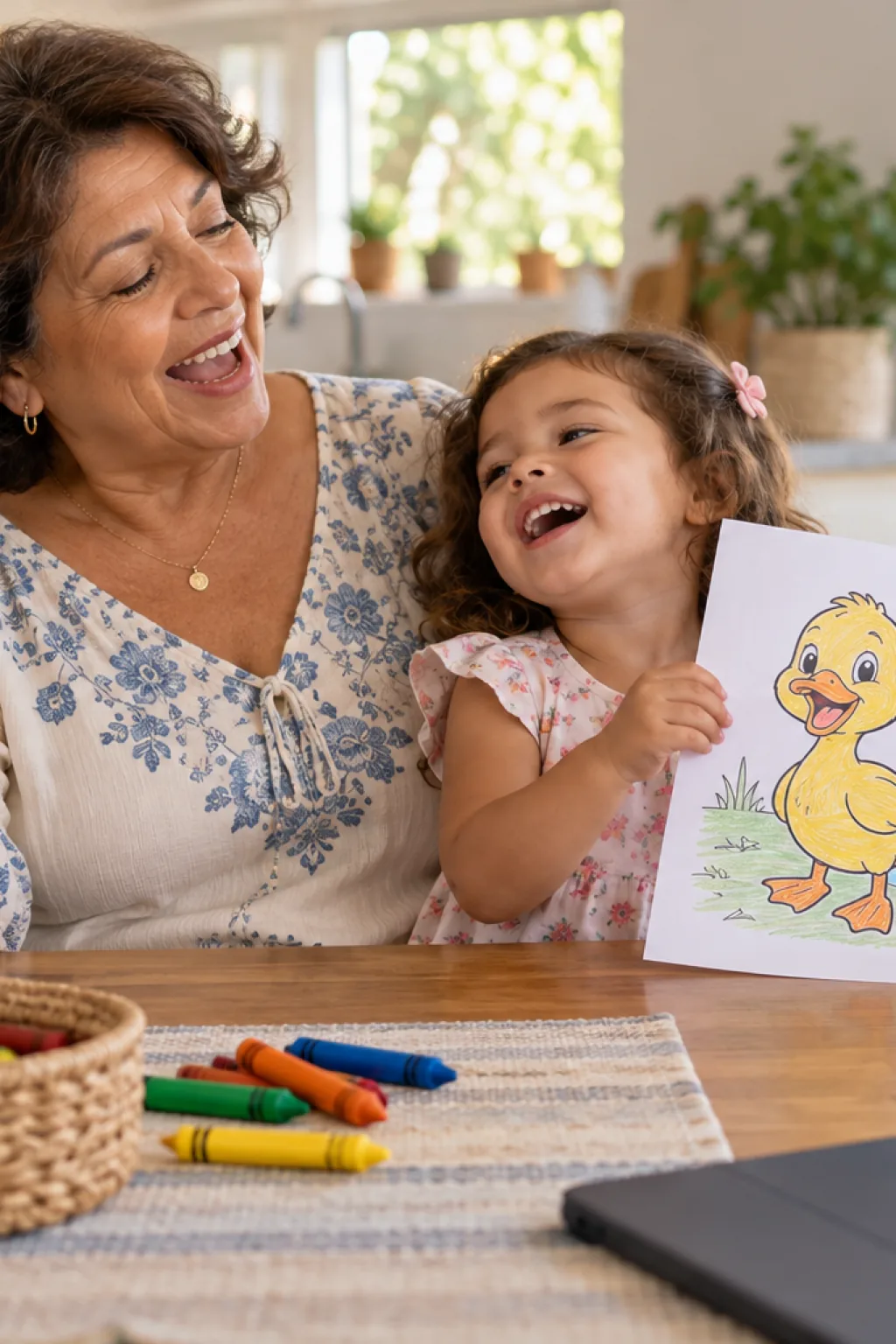 desenhos da música O Patinho Colorido para colorir — exemplo criado na Desenhos pra Colorir