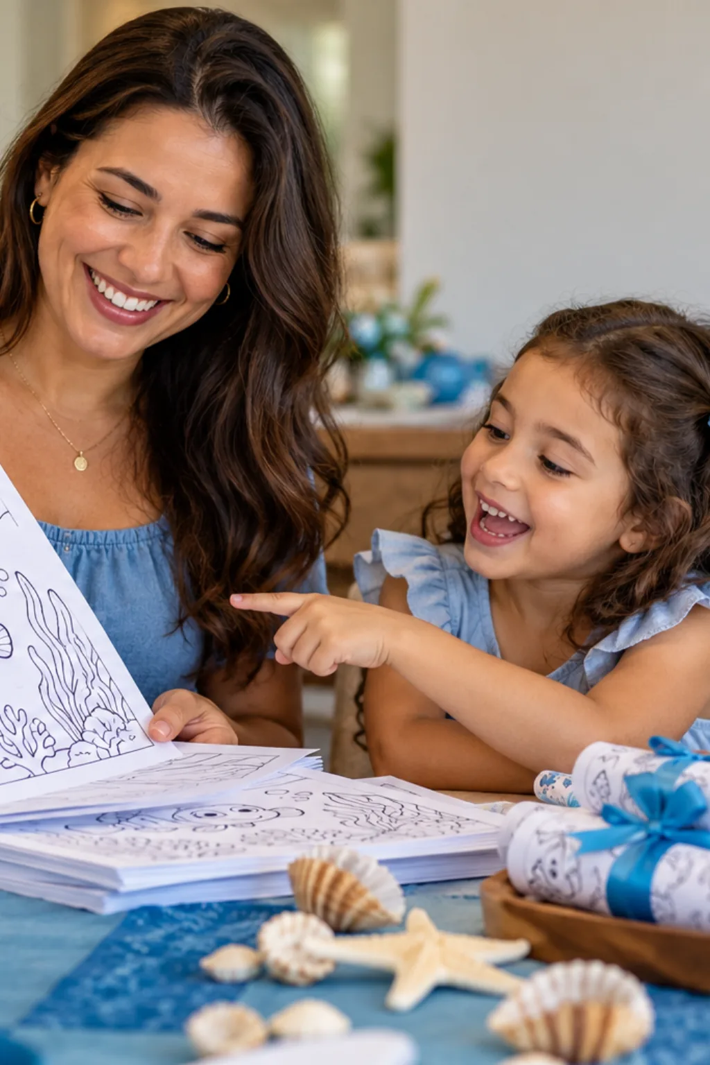 desenhos da cantiga Se Eu Fosse um Peixinho para colorir — exemplo criado na Desenhos pra Colorir
