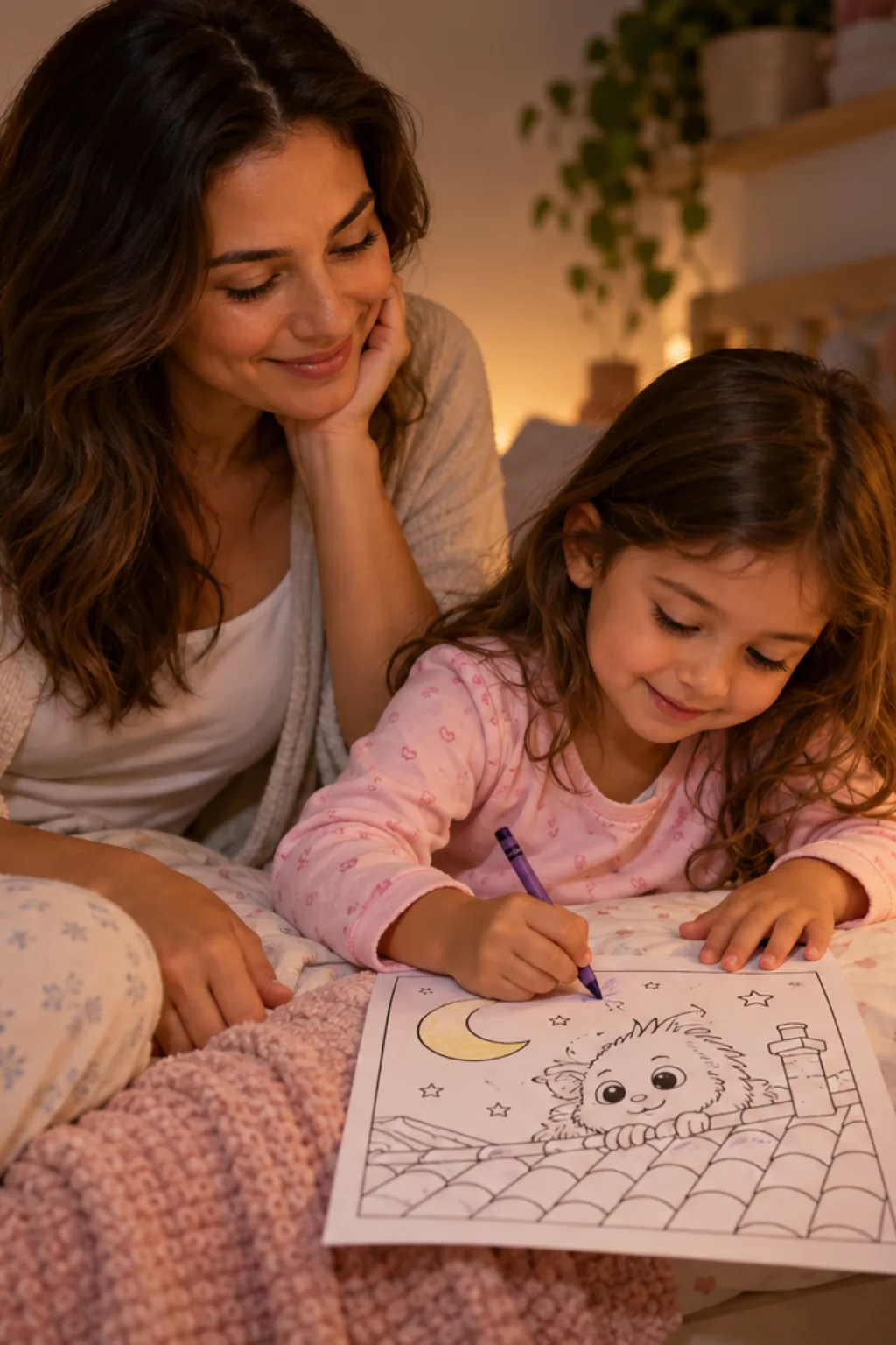 desenhos da cantiga Tutu Marambá para colorir — exemplo criado na Desenhos pra Colorir