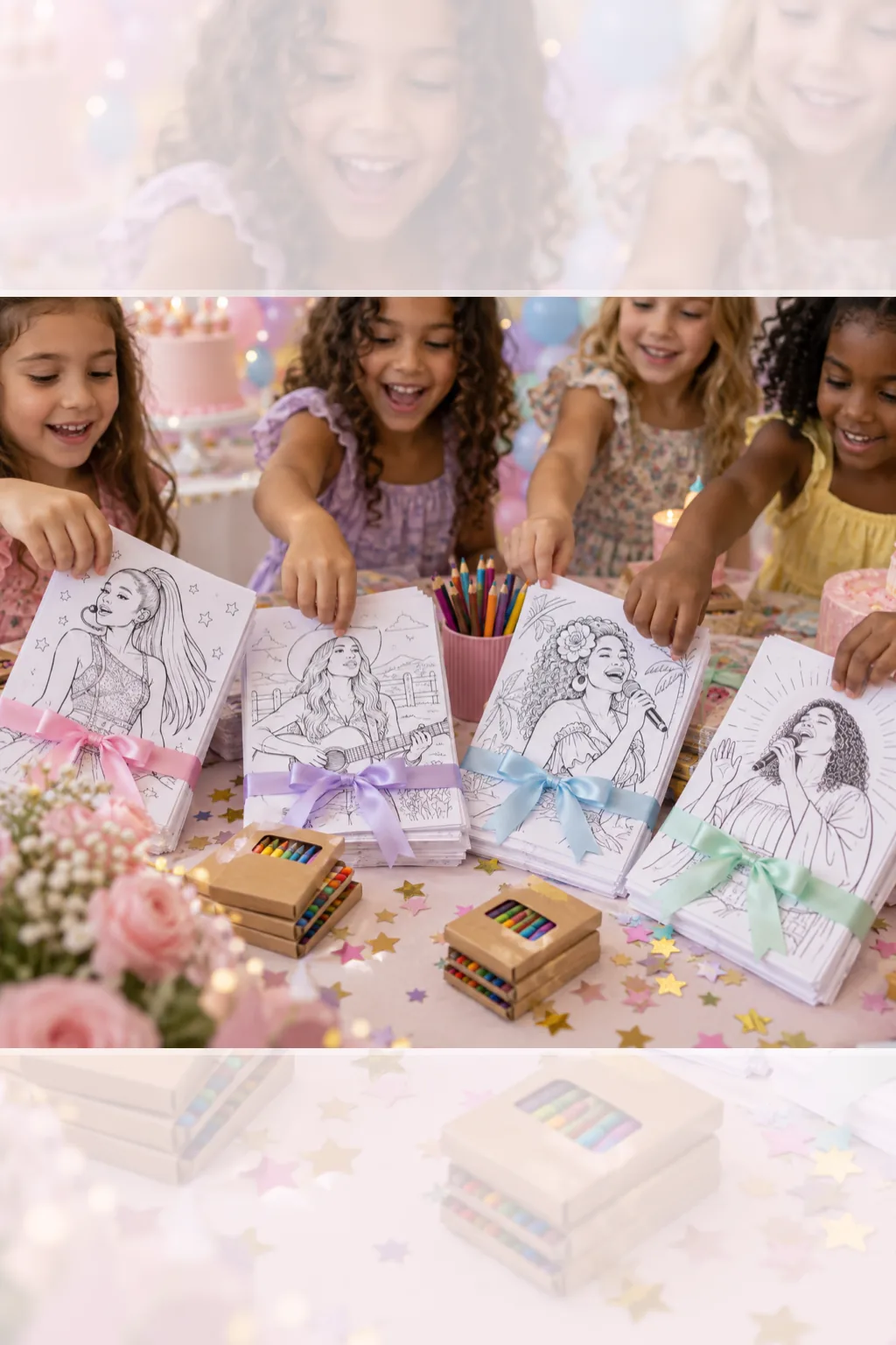Desenhos de Cantoras para Colorir - Depois