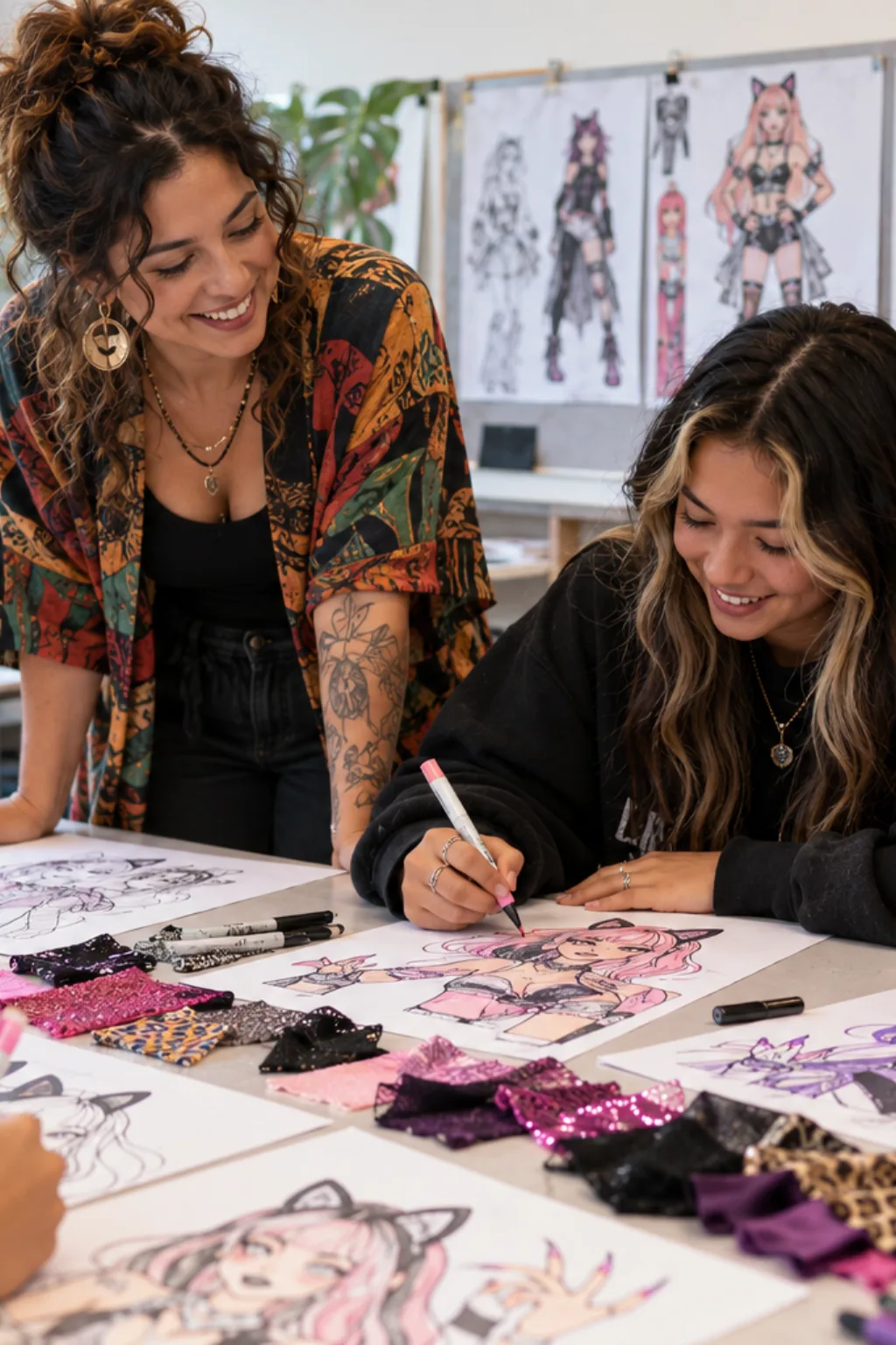desenhos da Doja Cat para colorir — exemplo criado na Desenhos pra Colorir