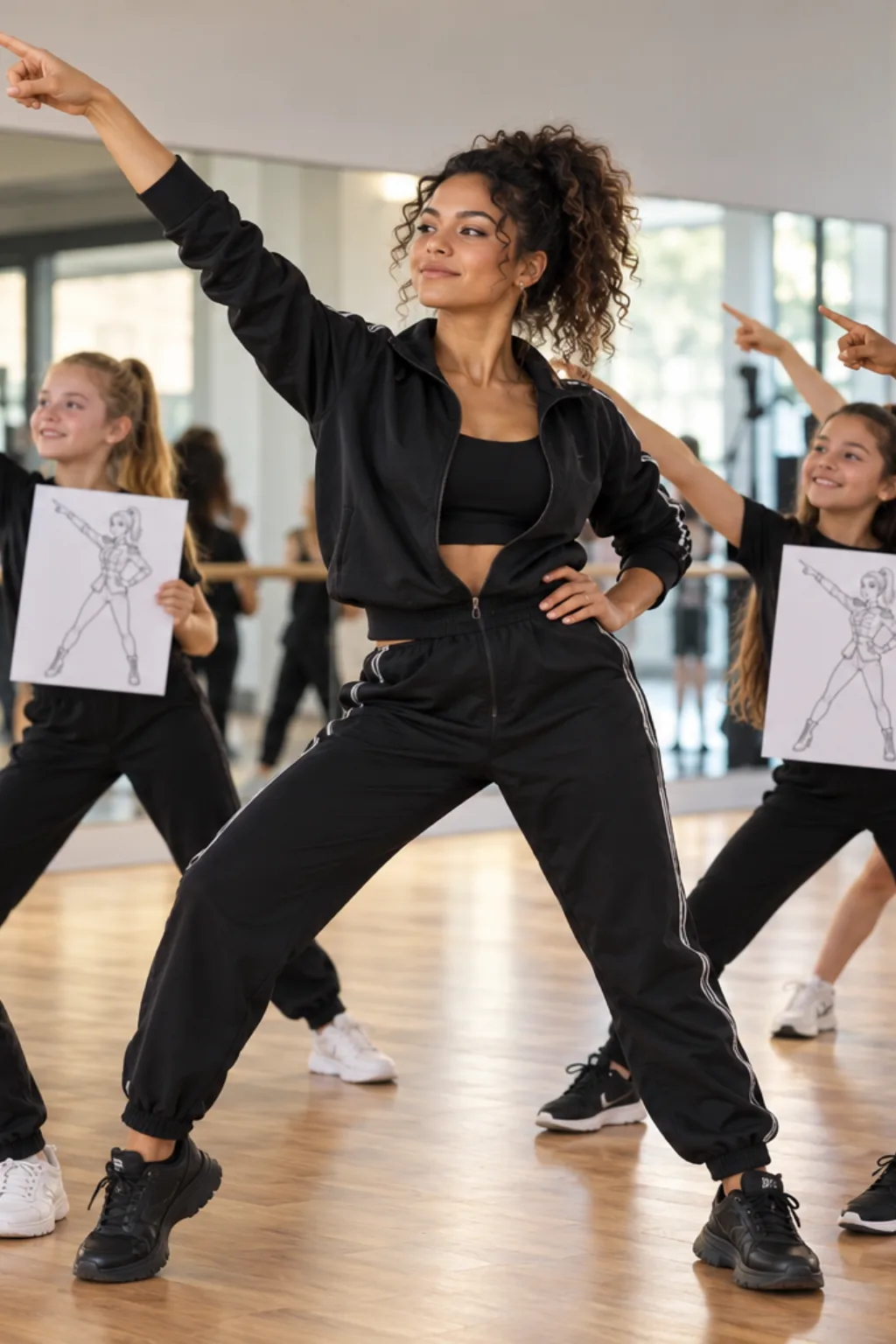 desenhos da Janet Jackson para colorir — exemplo criado na Desenhos pra Colorir
