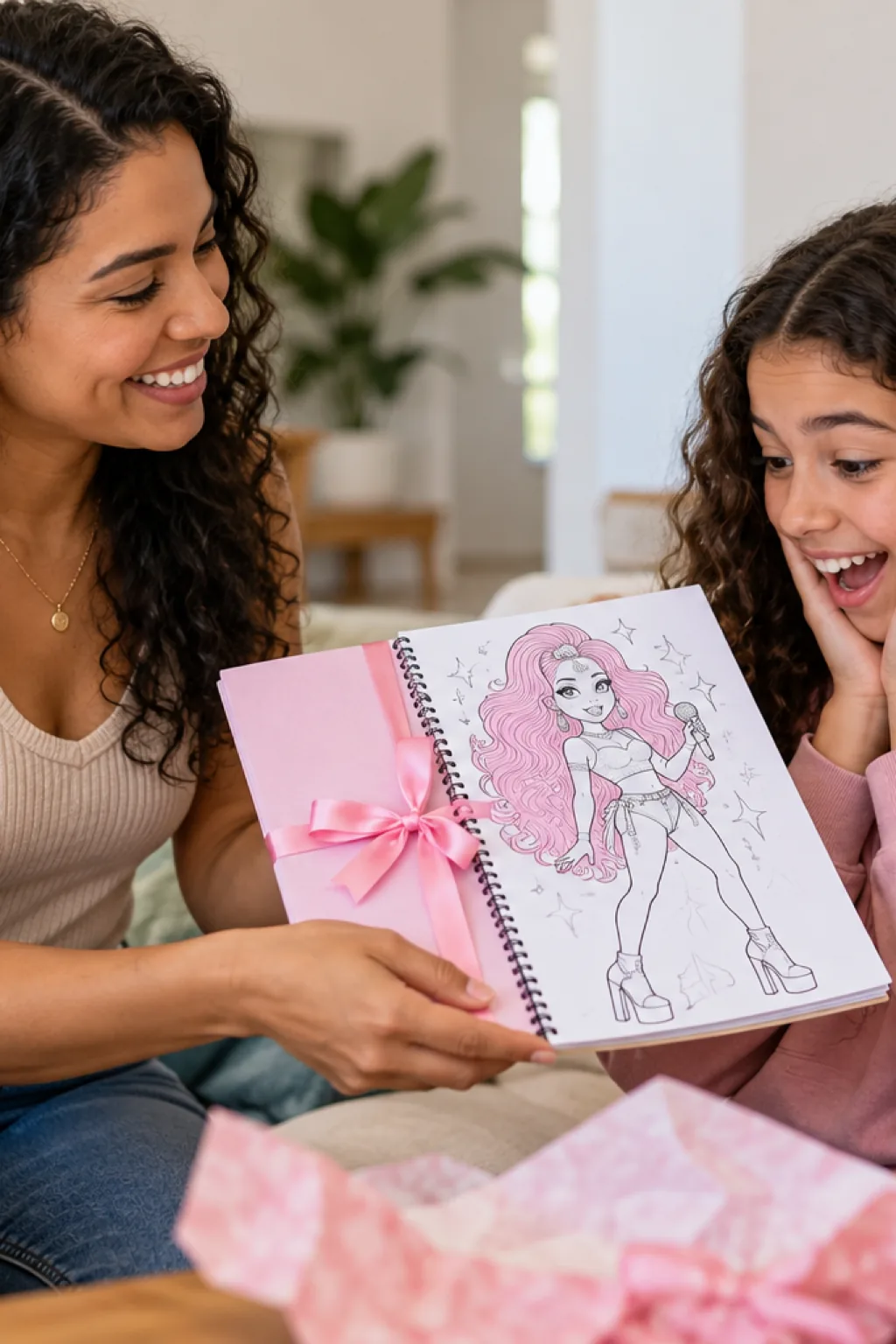 desenhos da Nicki Minaj para colorir — exemplo criado na Desenhos pra Colorir