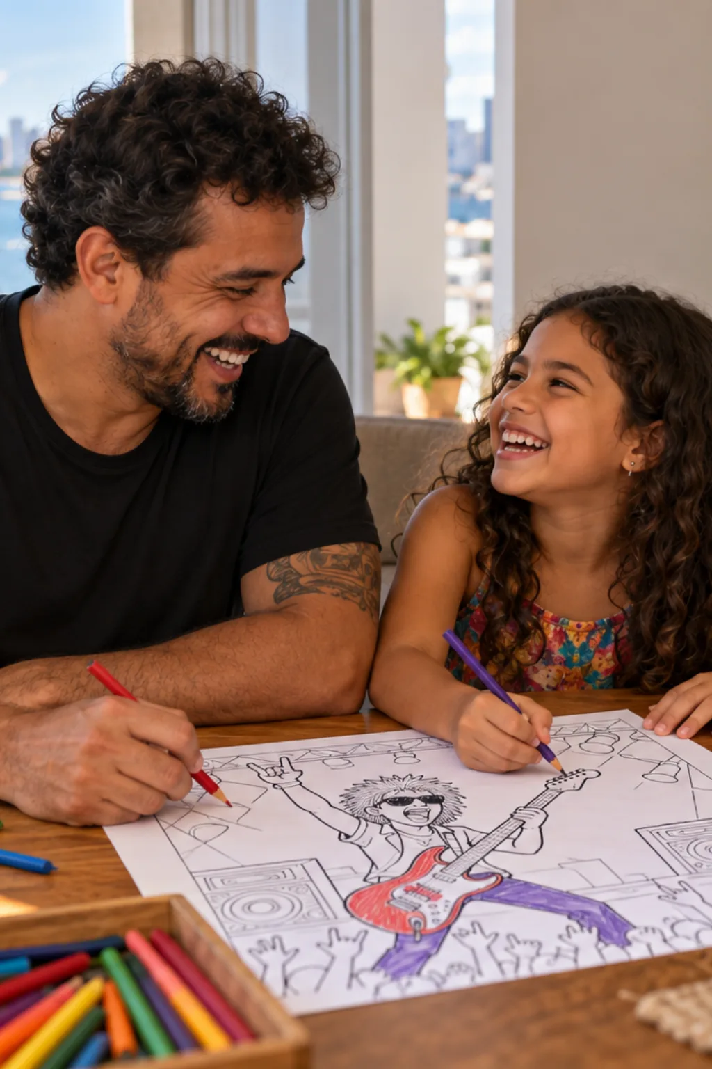 desenhos da Pitty para colorir — exemplo criado na Desenhos pra Colorir