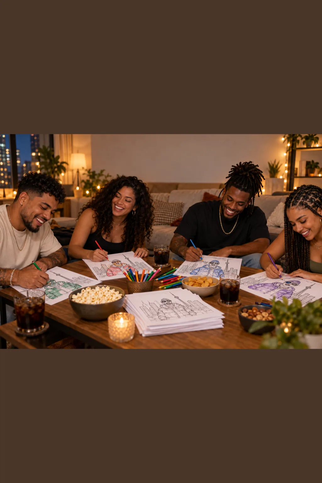 desenhos do Drake para colorir — exemplo criado na Desenhos pra Colorir