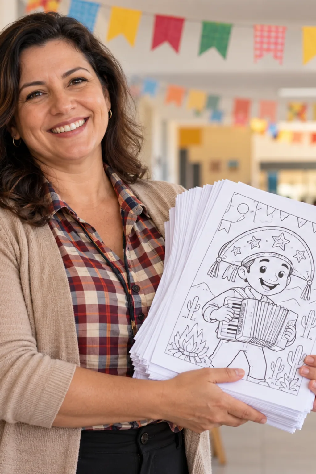 desenhos do Luiz Gonzaga para colorir — exemplo criado na Desenhos pra Colorir