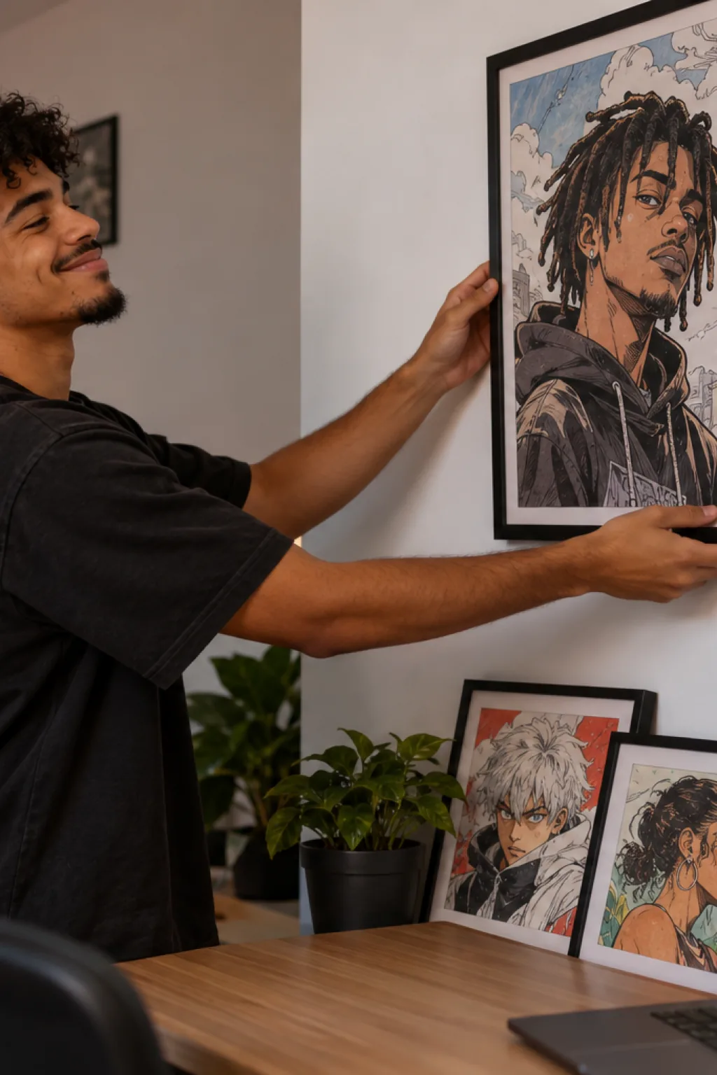 desenhos do XXXTentacion para colorir — exemplo criado na Desenhos pra Colorir