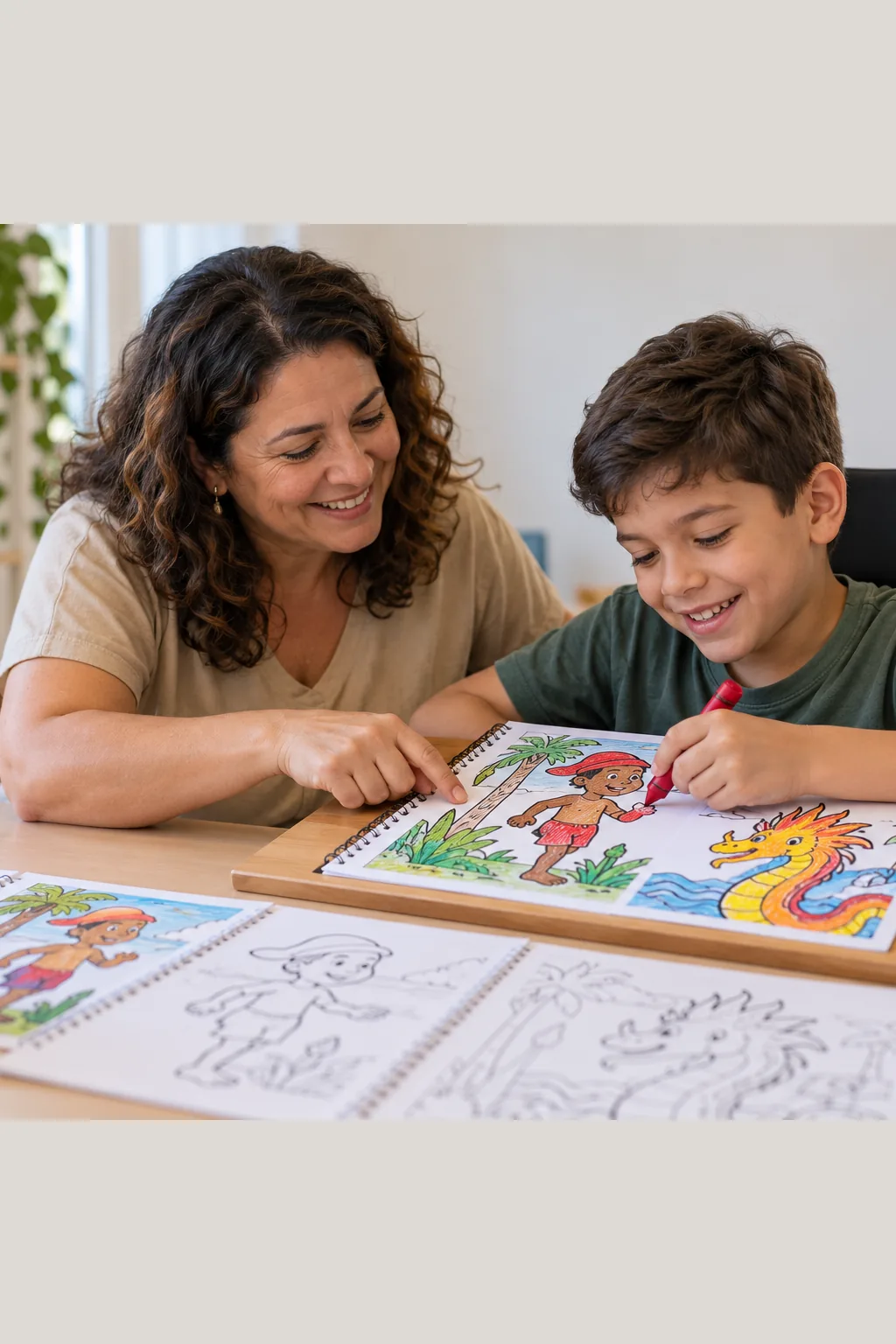 capa do 3º bimestre para colorir — exemplo criado na Desenhos pra Colorir