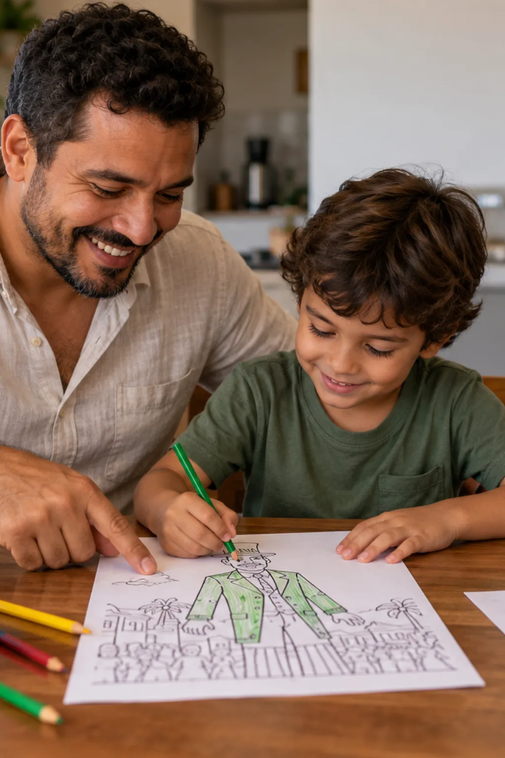 desenhos do Homem da Meia-Noite para colorir — exemplo criado na Desenhos pra Colorir