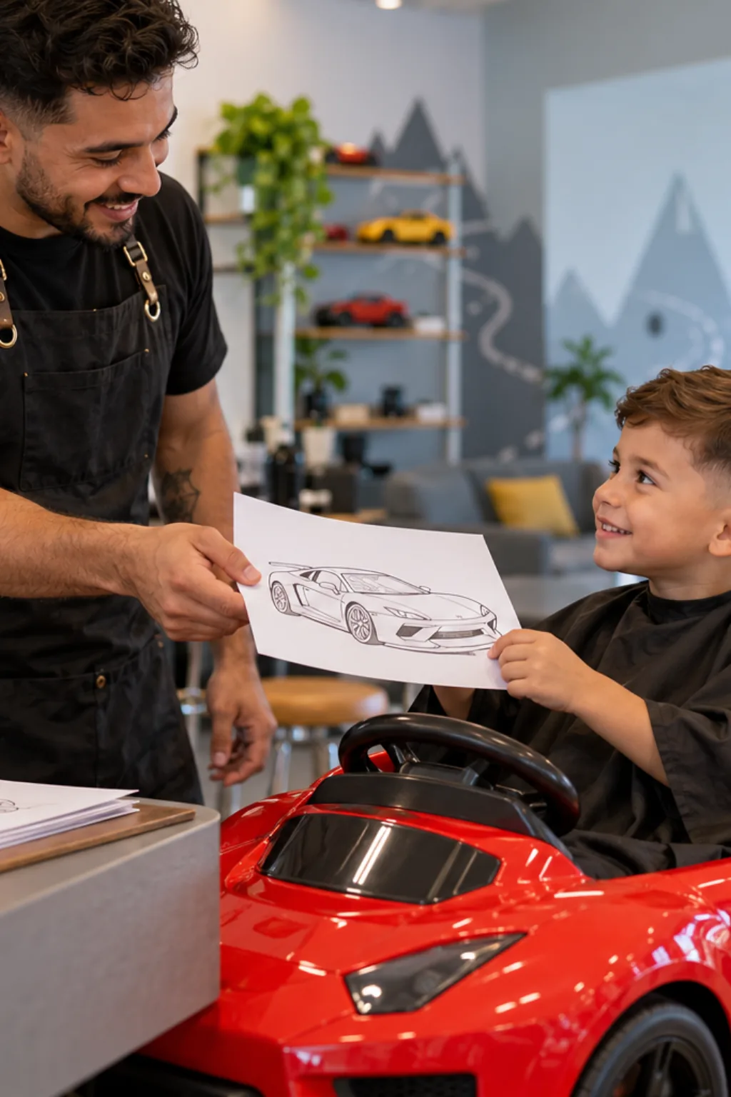 desenhos do Acura NSX para colorir — exemplo criado na Desenhos pra Colorir