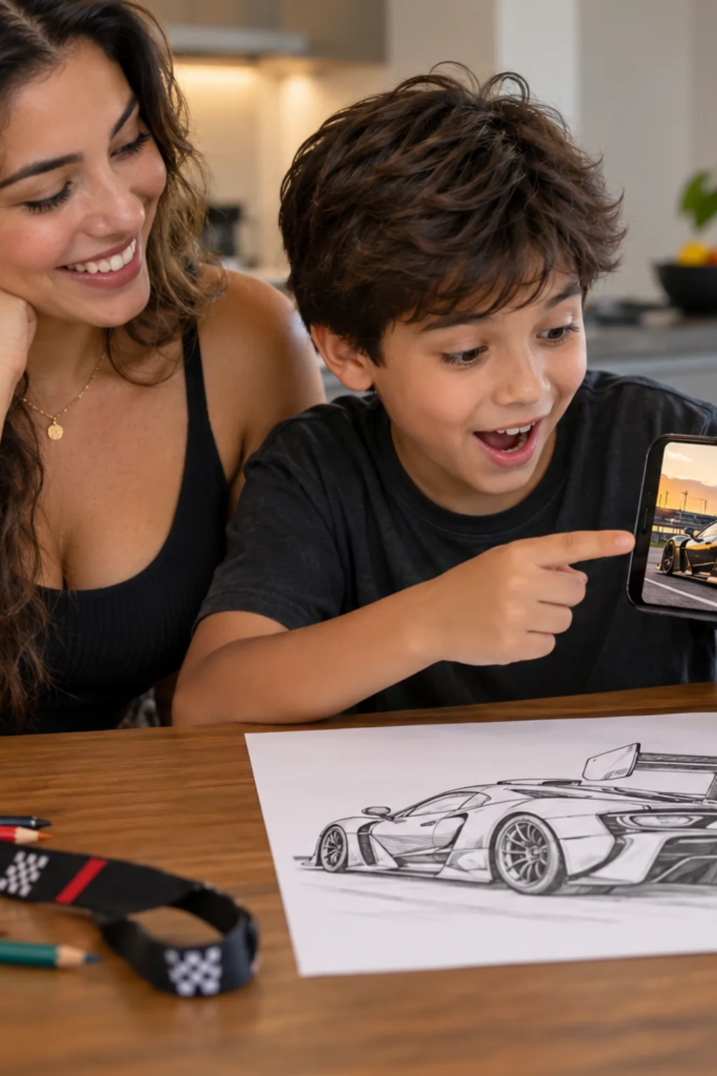 desenhos do aston martin vulcan para colorir — exemplo criado na Desenhos pra Colorir