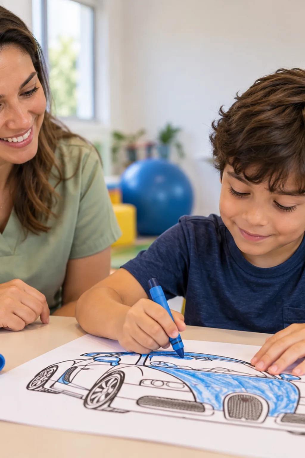 desenhos do Bugatti Veyron para colorir — exemplo criado na Desenhos pra Colorir