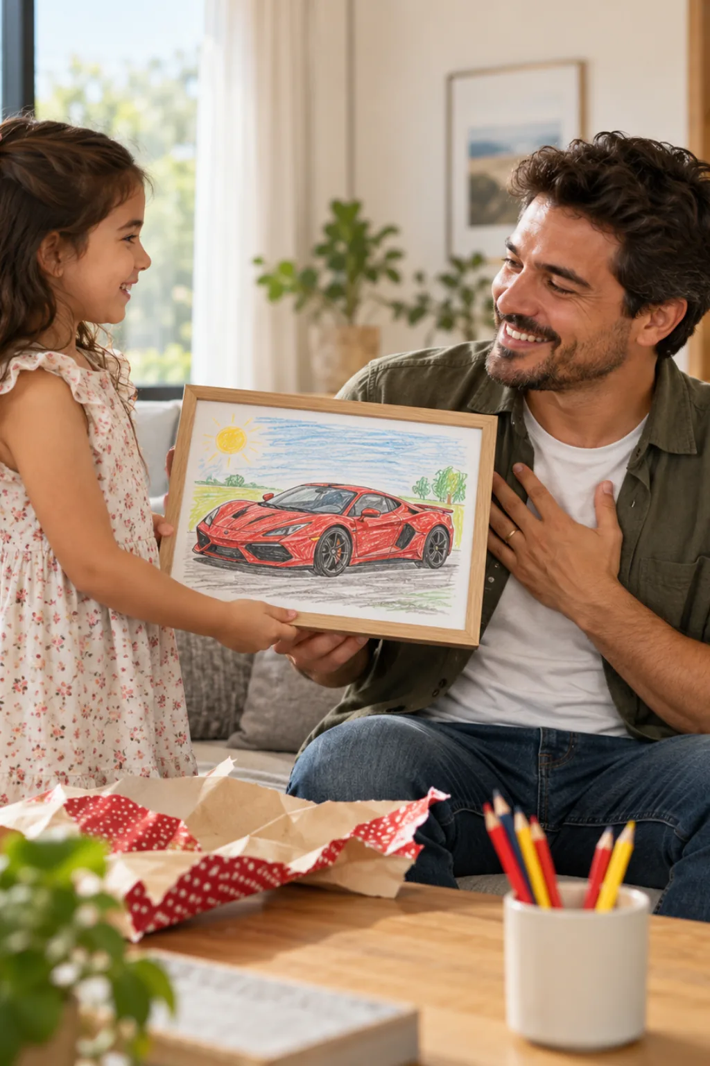 desenhos da Ferrari SF90 para colorir — exemplo criado na Desenhos pra Colorir