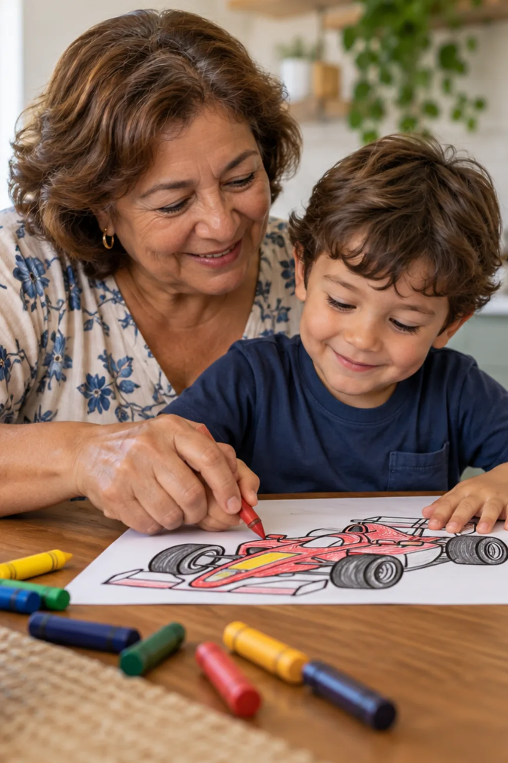 desenhos de carros da indycar para colorir — exemplo criado na Desenhos pra Colorir