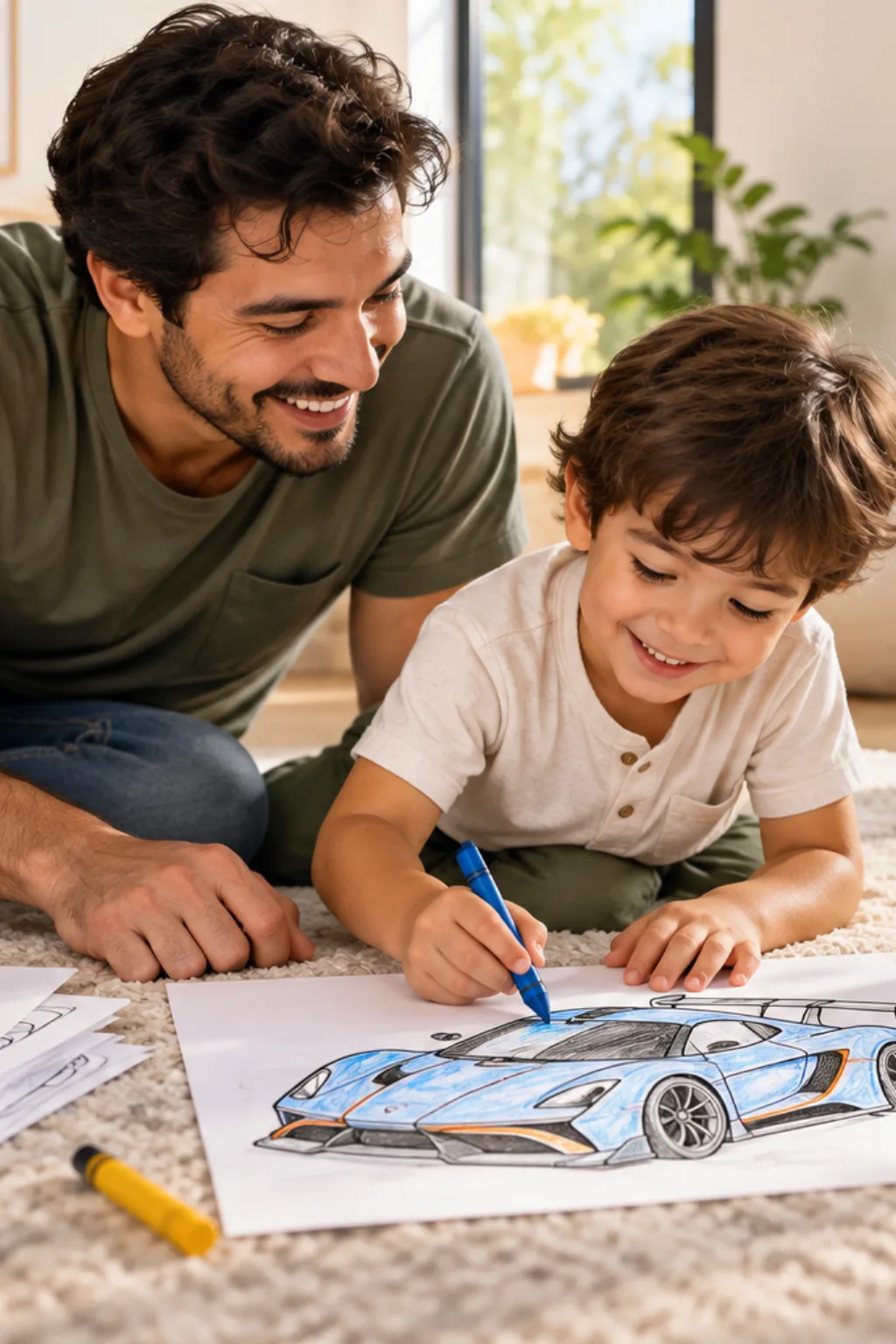 desenhos do koenigsegg regera para colorir — exemplo criado na Desenhos pra Colorir