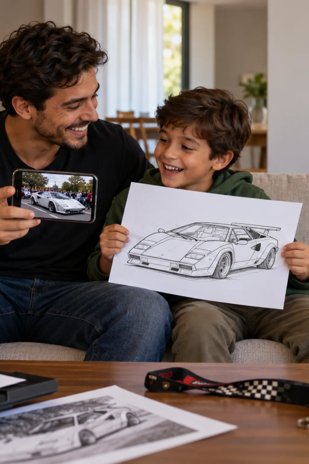 desenhos do Lamborghini Gallardo para colorir — exemplo criado na Desenhos pra Colorir