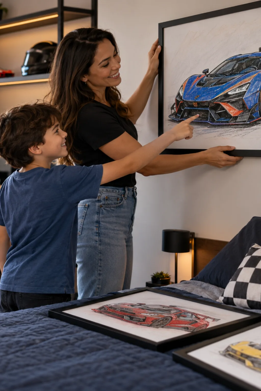 desenhos do McLaren Senna para colorir — exemplo criado na Desenhos pra Colorir