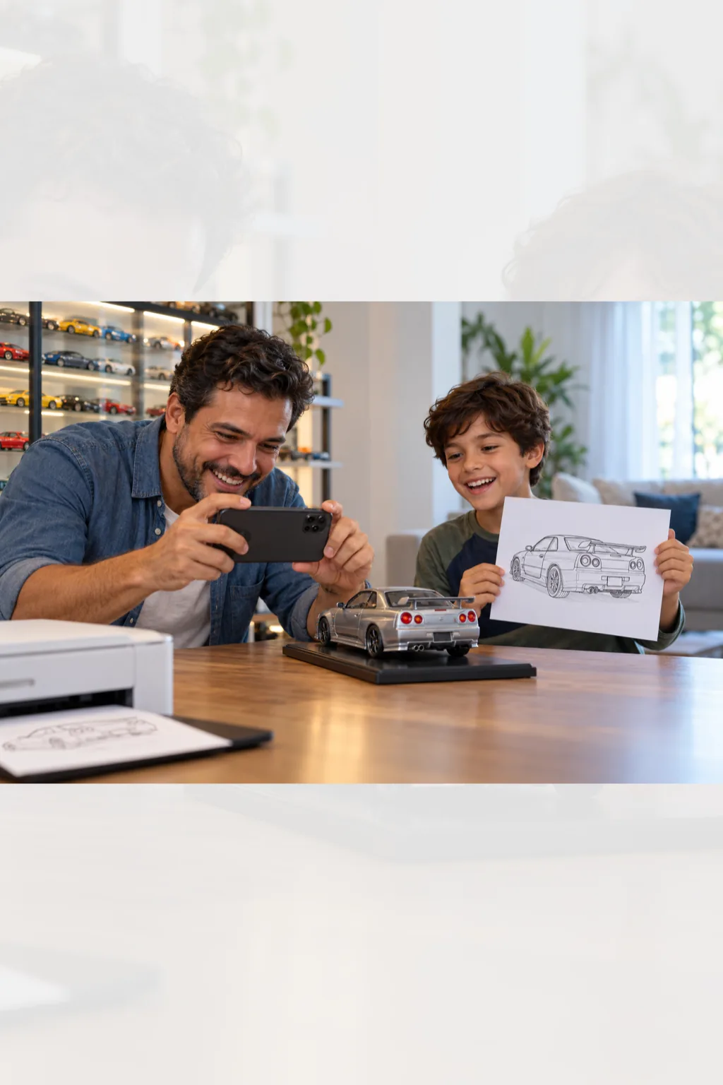 desenhos do Nissan GTR para colorir — exemplo criado na Desenhos pra Colorir