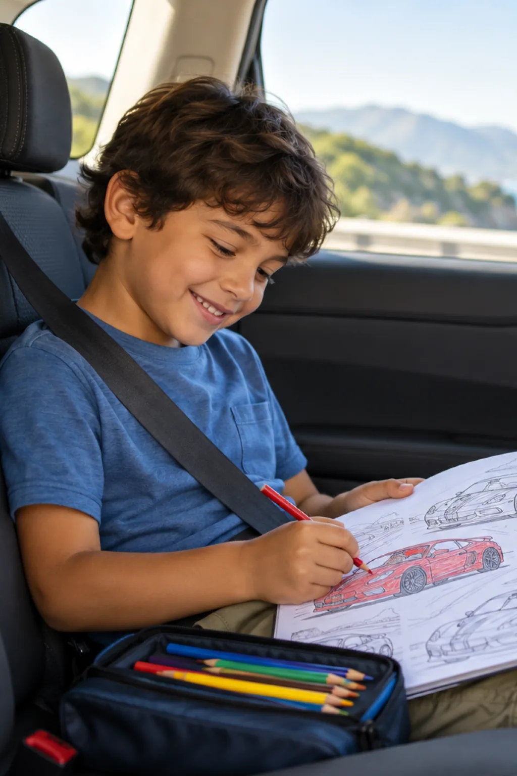 desenhos do Nissan Silvia S15 para colorir — exemplo criado na Desenhos pra Colorir