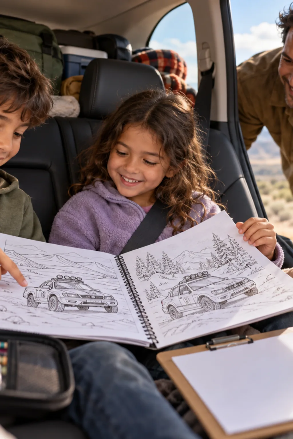 desenhos de carros de rali para colorir — exemplo criado na Desenhos pra Colorir