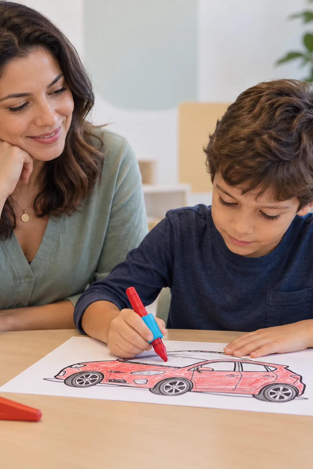 desenhos do Volkswagen Golf GTI para colorir — exemplo criado na Desenhos pra Colorir