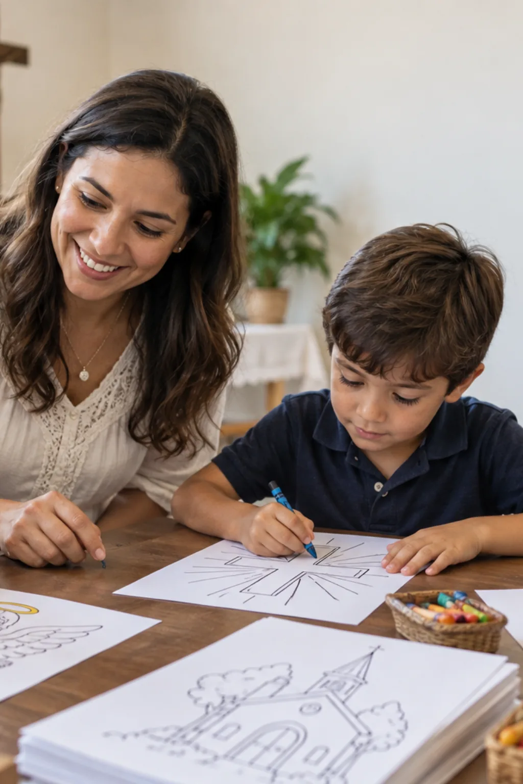 desenhos para colorir — exemplo criado na Desenhos pra Colorir