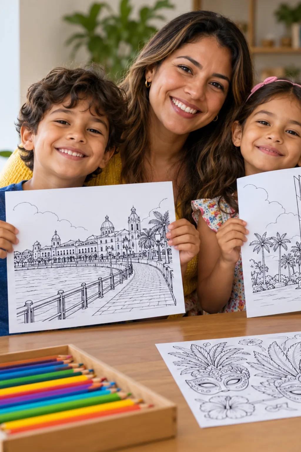 desenhos de Barranquilla para colorir — exemplo criado na Desenhos pra Colorir