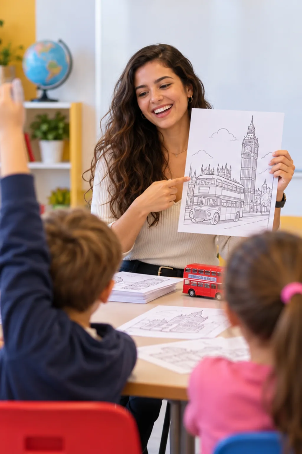 desenhos de Londres para colorir — exemplo criado na Desenhos pra Colorir