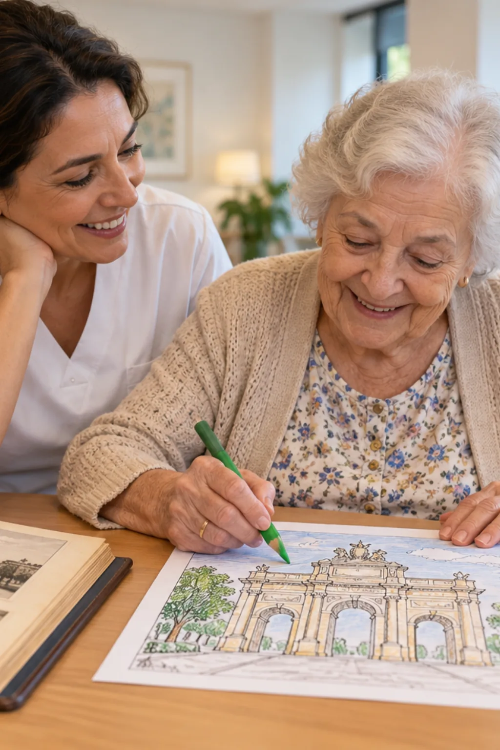 desenhos de Madrid para colorir — exemplo criado na Desenhos pra Colorir