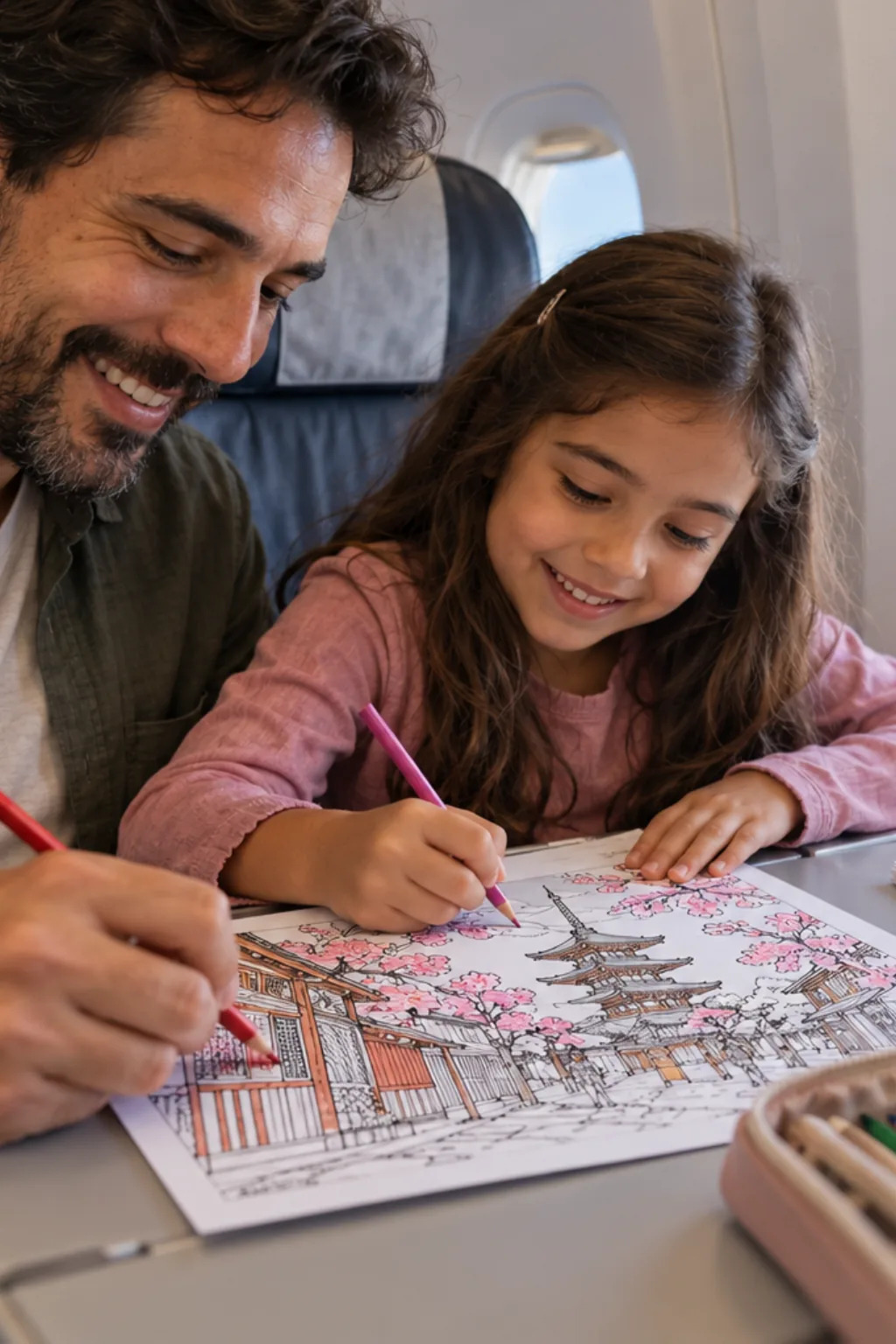 desenhos de Tóquio para colorir — exemplo criado na Desenhos pra Colorir