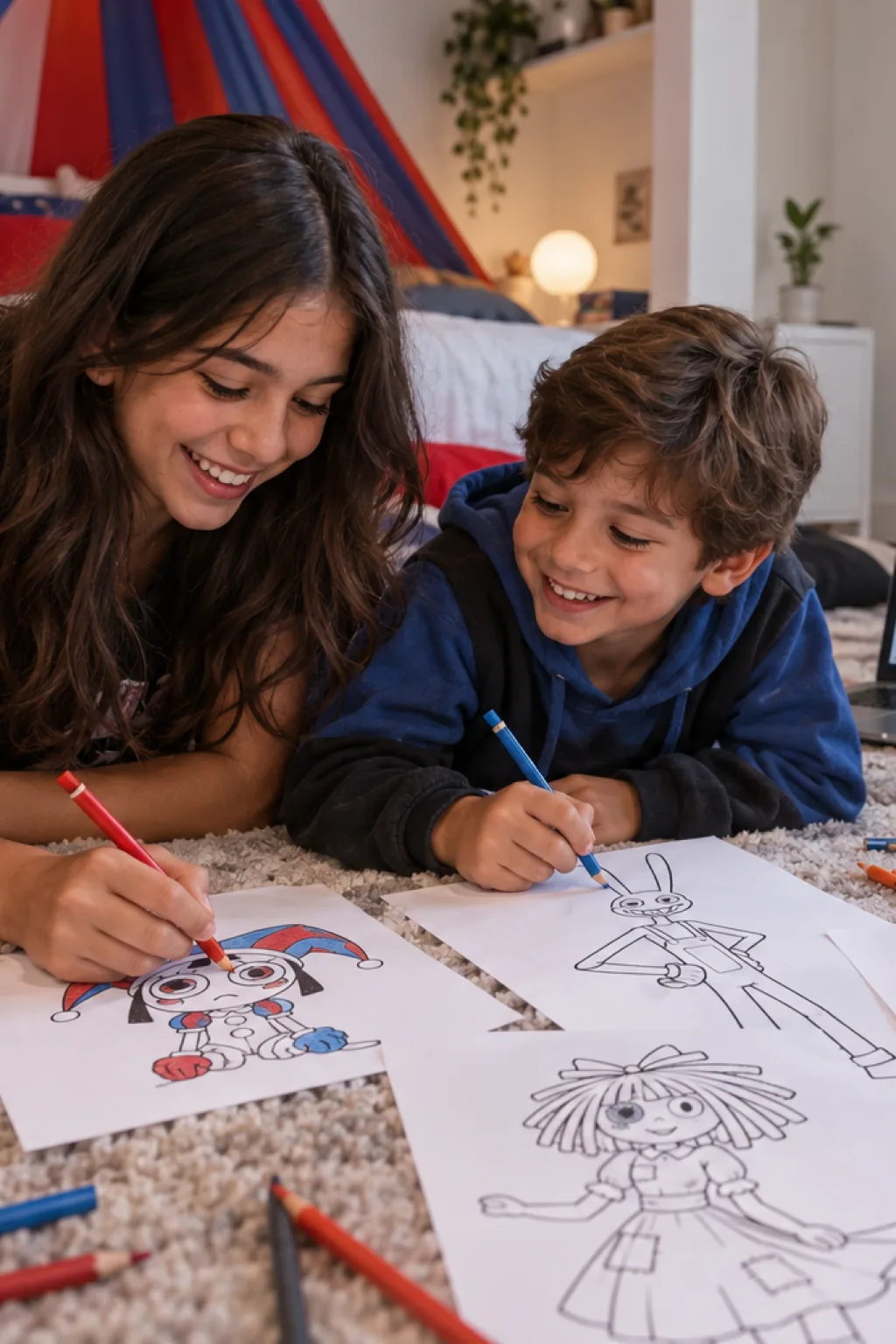 desenhos para colorir — exemplo criado na Desenhos pra Colorir