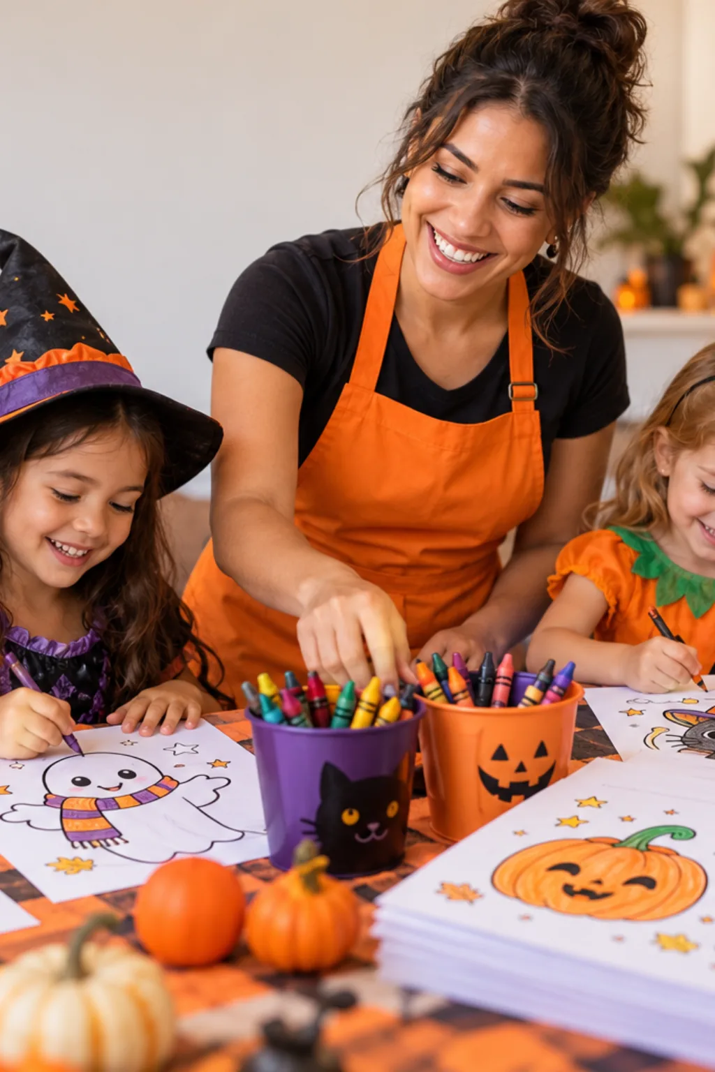 desenhos de Halloween da Coco Wyo para colorir — exemplo criado na Desenhos pra Colorir