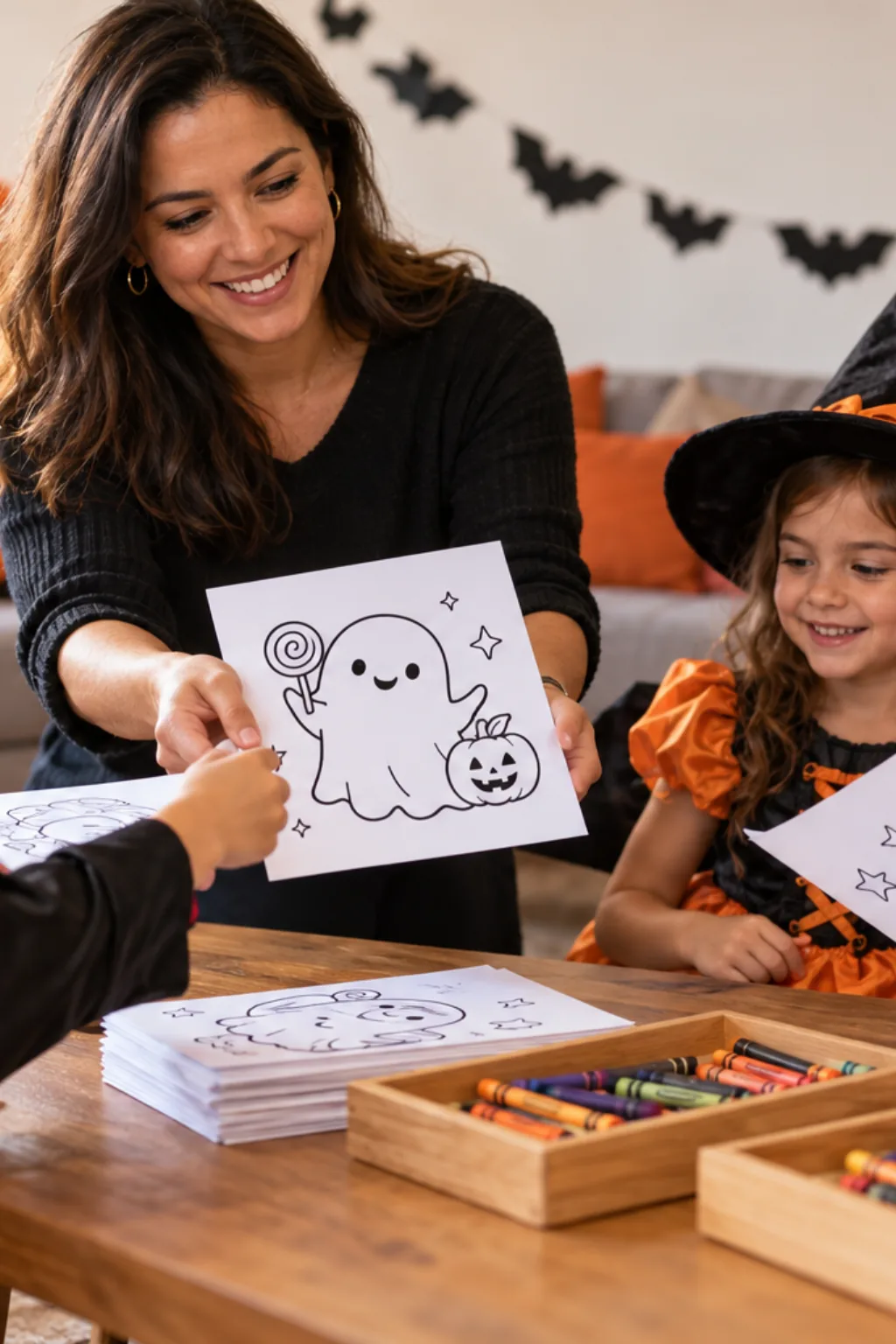 desenhos Spooky Cutie para colorir — exemplo criado na Desenhos pra Colorir
