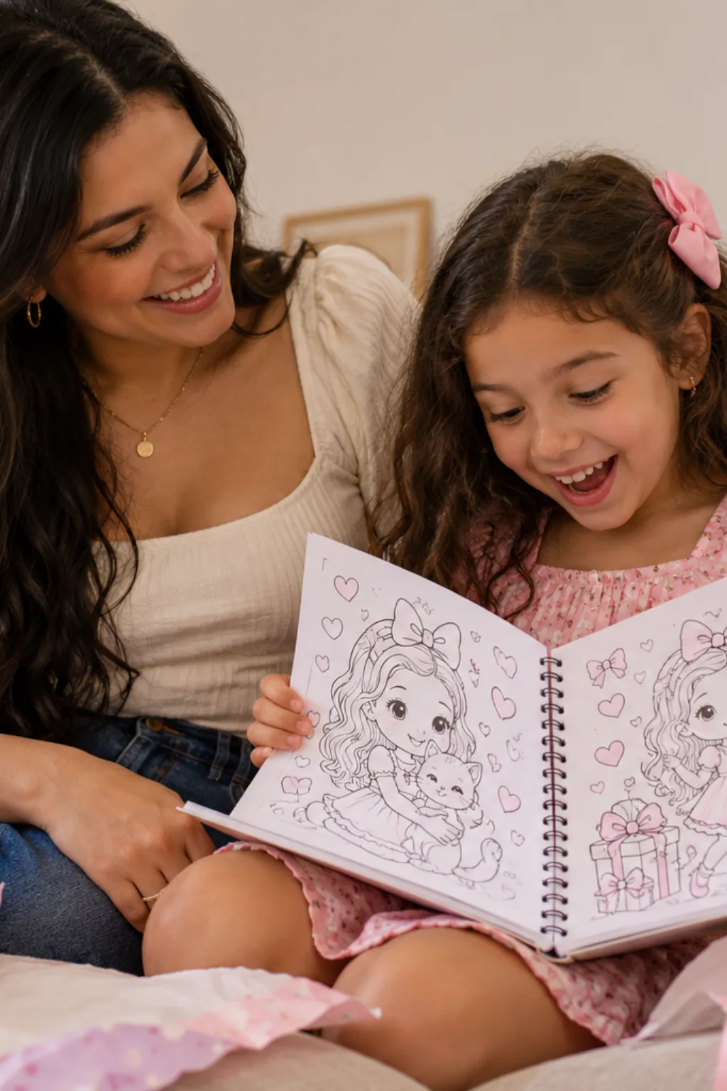 desenhos Very Girly para colorir — exemplo criado na Desenhos pra Colorir
