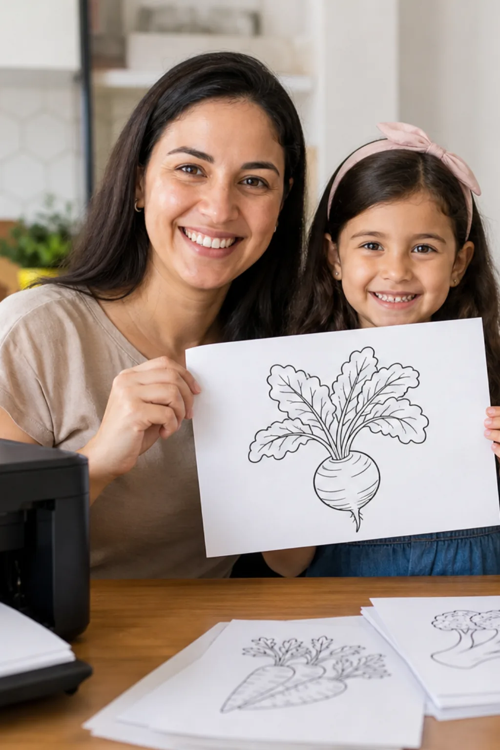 desenhos de beterraba para colorir — exemplo criado na Desenhos pra Colorir
